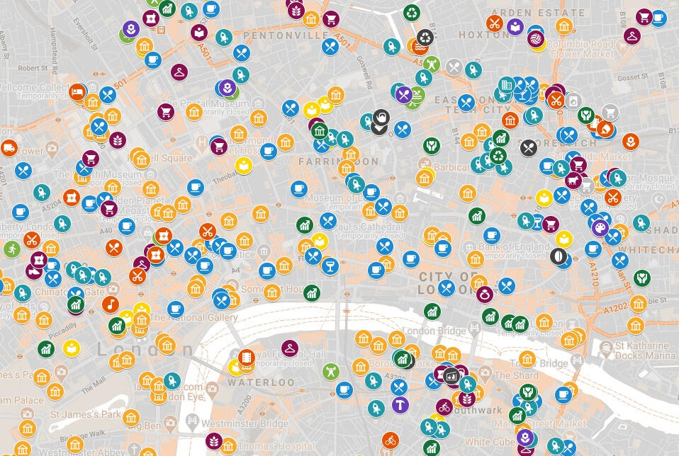 London Social Impact Map by AppyMaps