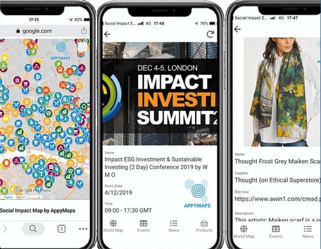 AppyMaps Social Impact App AppyMaps Social Impact App