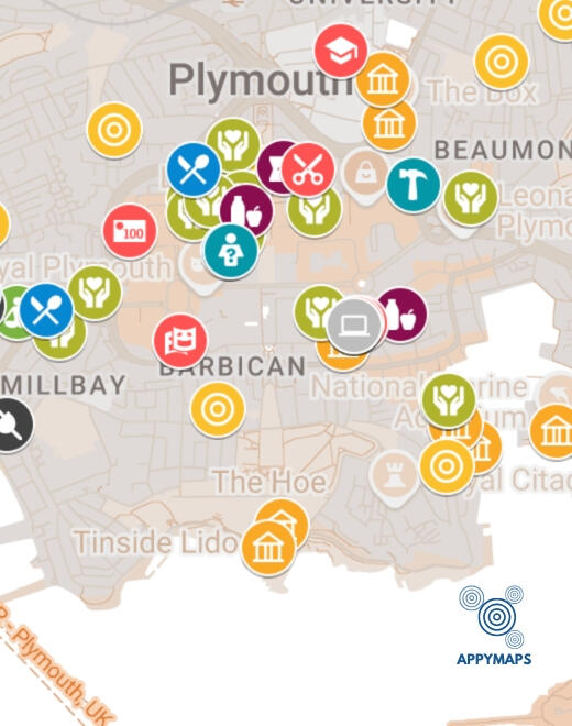 AppyMaps Plymouth Social Impact Map by AppyMaps AppyMaps Plymouth Social Impact Map by AppyMaps